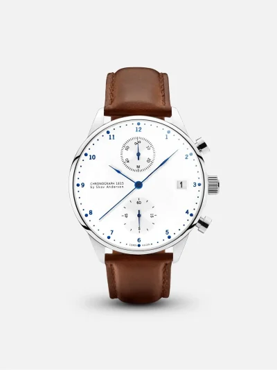 1840 Chronograph - Steel/Brown